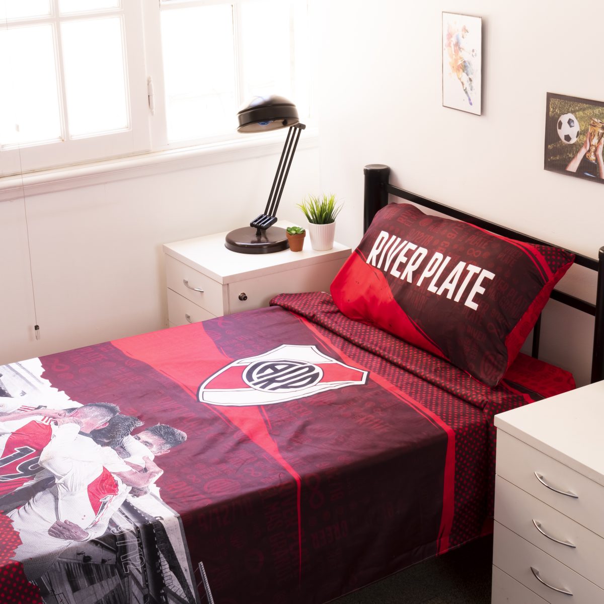 Juego De Sabana River Plate 1 Plaza Y Media - Imagen 5