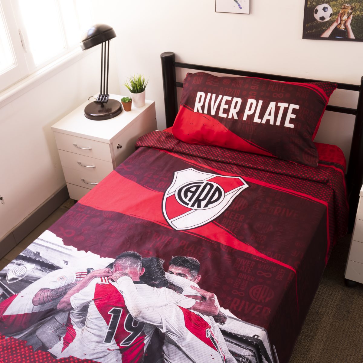 Juego De Sabana River Plate 1 Plaza Y Media - Imagen 4