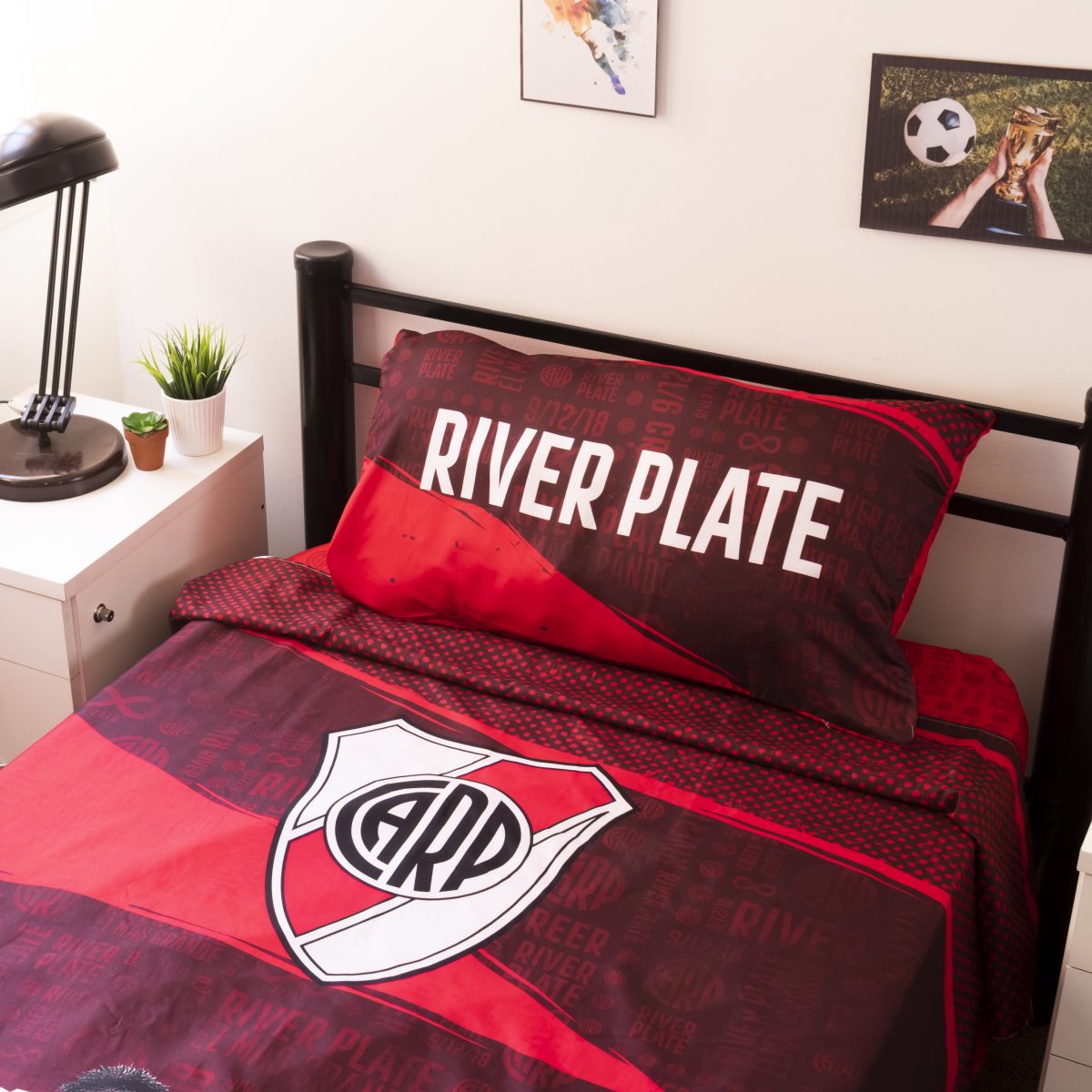 Juego De Sabana River Plate 1 Plaza Y Media - Imagen 3