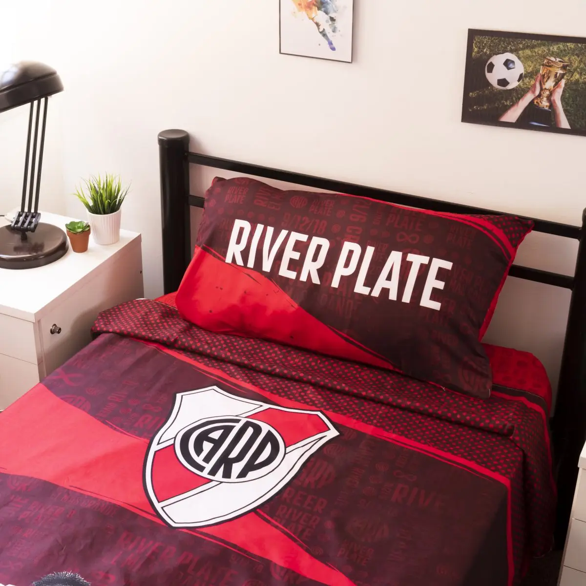 Juego De Sabana River Plate 1 Plaza Y Media - Imagen 3
