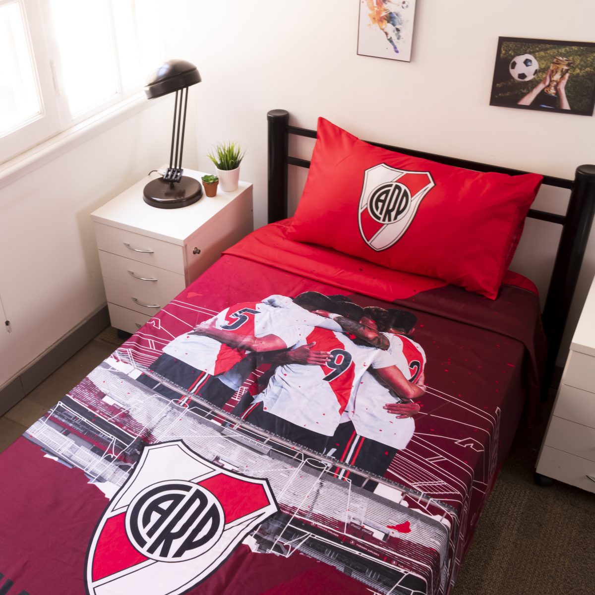 Juego De Sabana River Plate 1 Plaza Y Media - Imagen 5