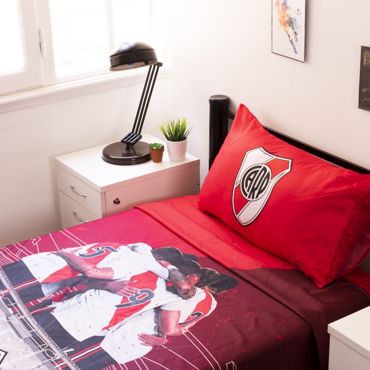 Juego De Sabana River Plate 1 Plaza Y Media - Imagen 3