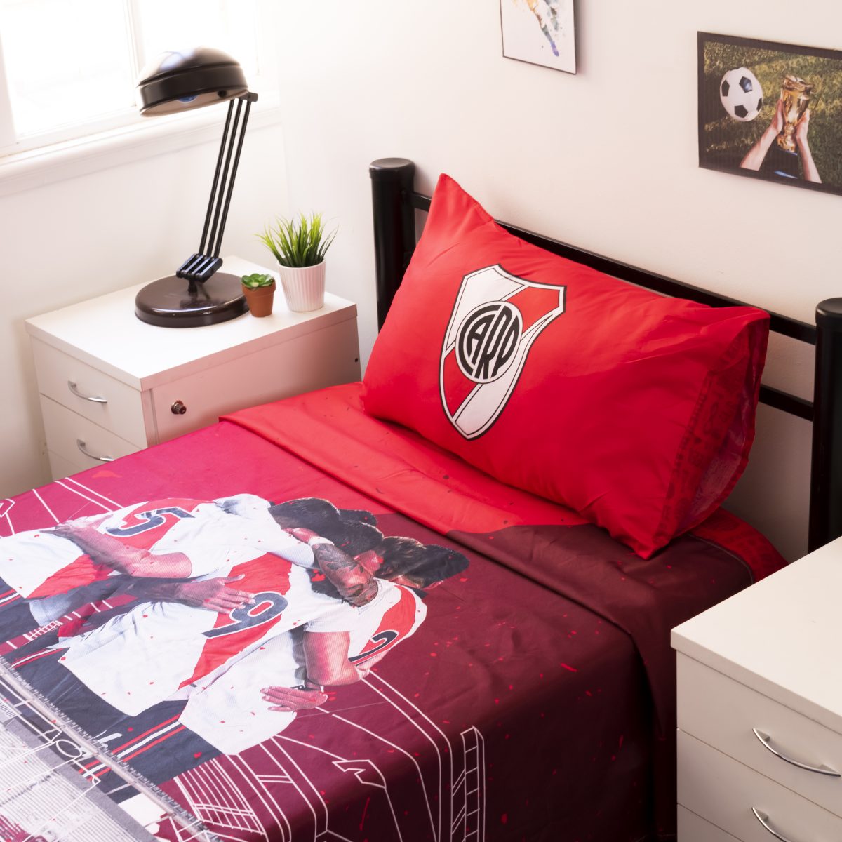 Juego De Sabana River Plate 1 Plaza Y Media - Imagen 6