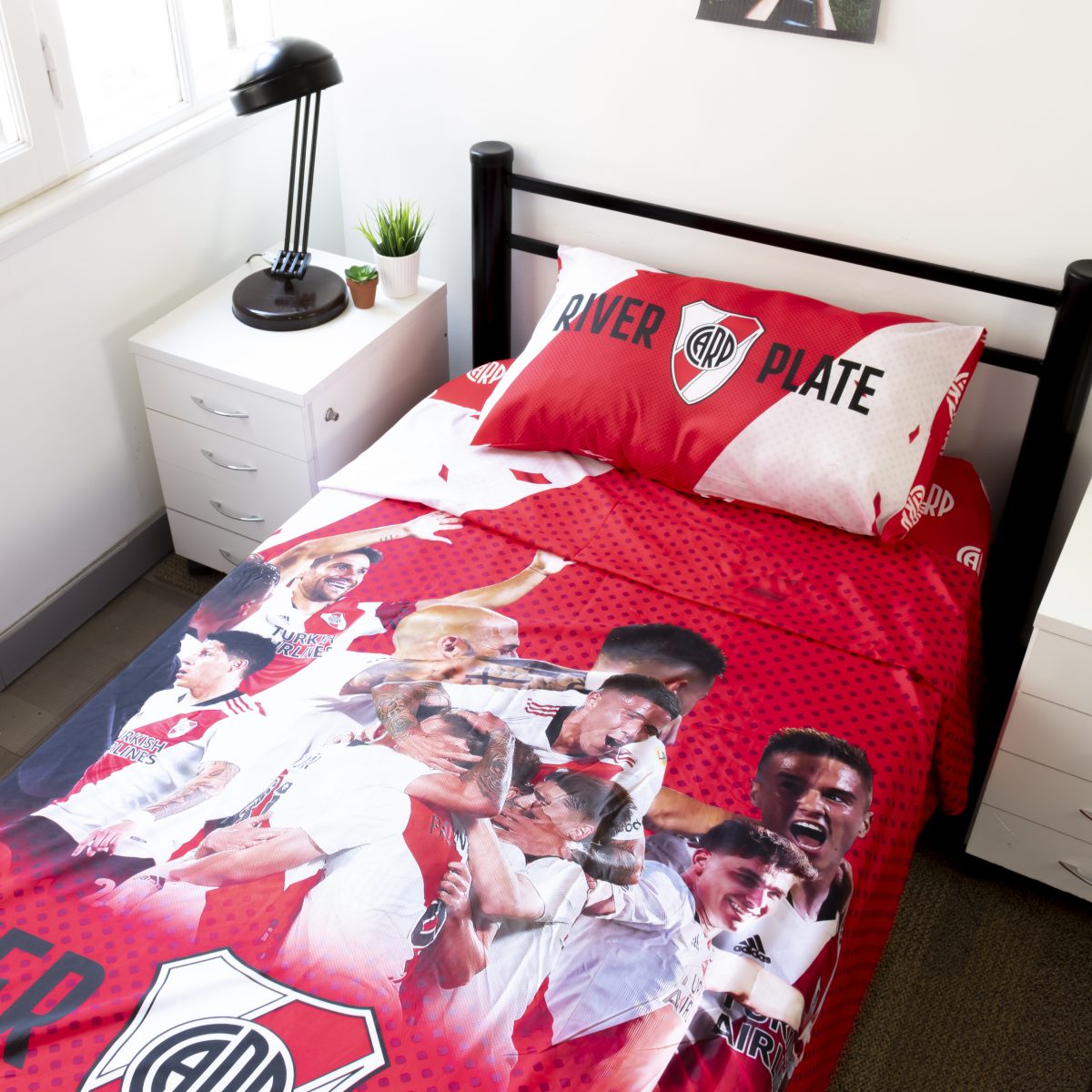 Juego De Sabana River Plate 1 Plaza Y Media - Imagen 6