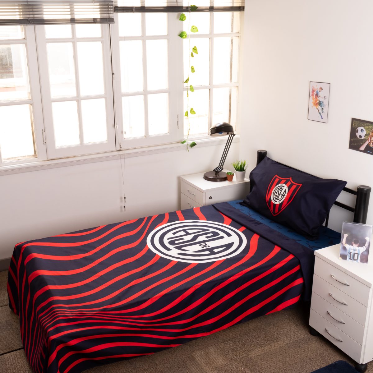 Juego De Sabana San Lorenzo 1 Plaza Y Media - Imagen 1