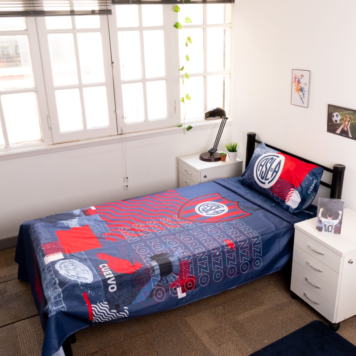 Juego De Sabana San Lorenzo 1 Plaza Y Media - Imagen 1