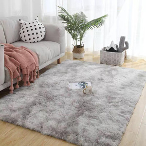 Alfombra Nordica De Pelo Largo Antideslizante 150X200Cm Aprox