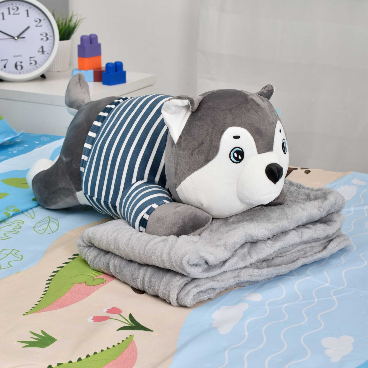 Frazada Infantil Con Peluches 110X160Cm Aprox - Imagen 1