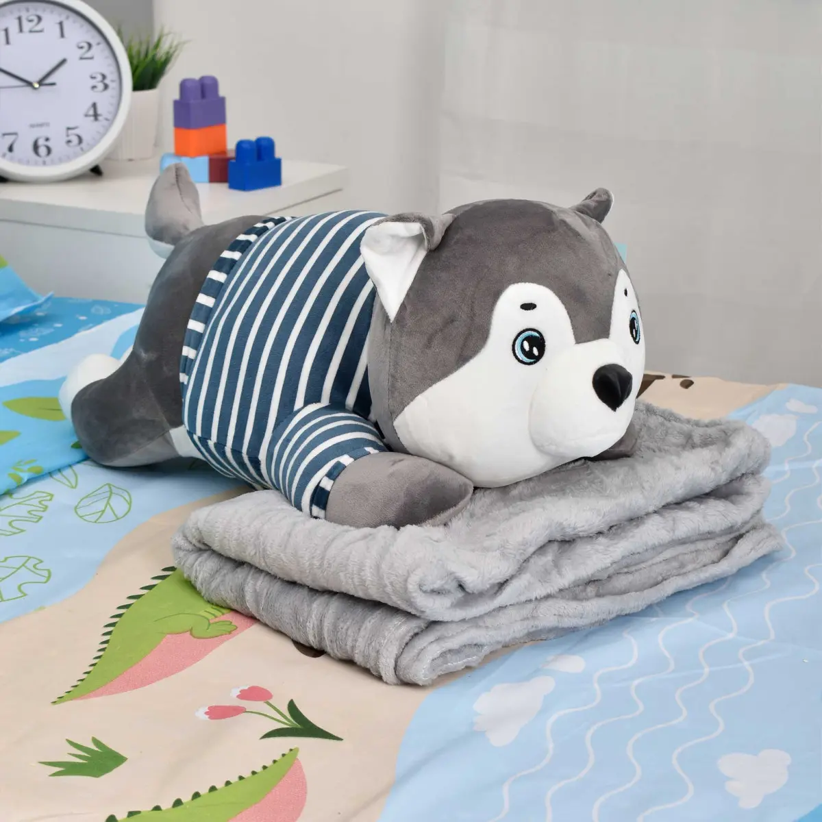 Frazada Infantil Con Peluches 110X160Cm Aprox - Imagen 1