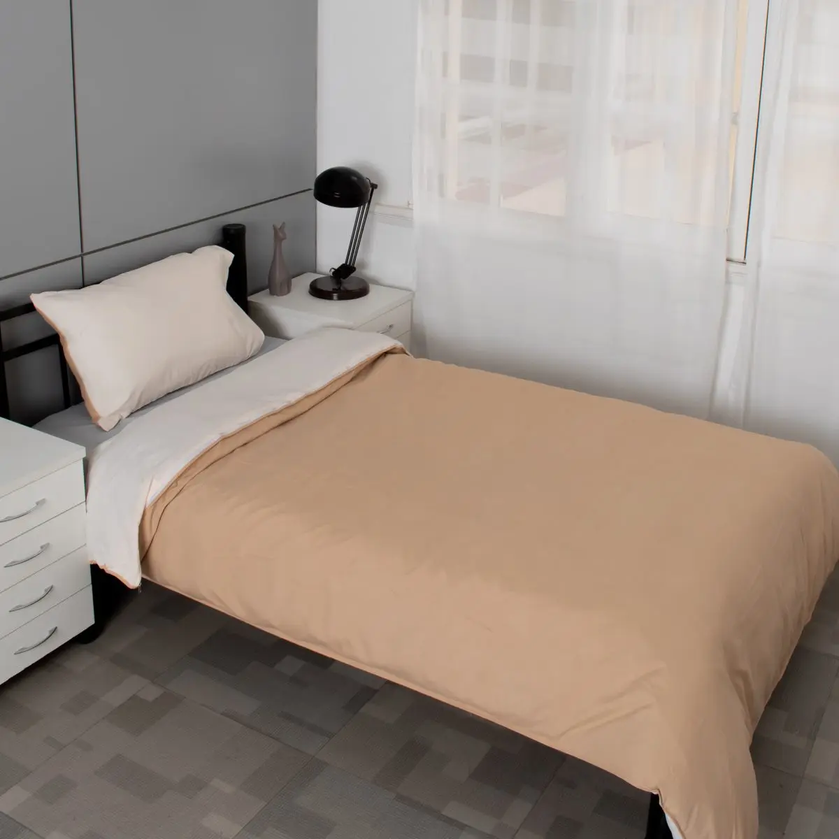 Funda Nordica Reversible Twin Size 160X240Cm Aprox - Imagen 1