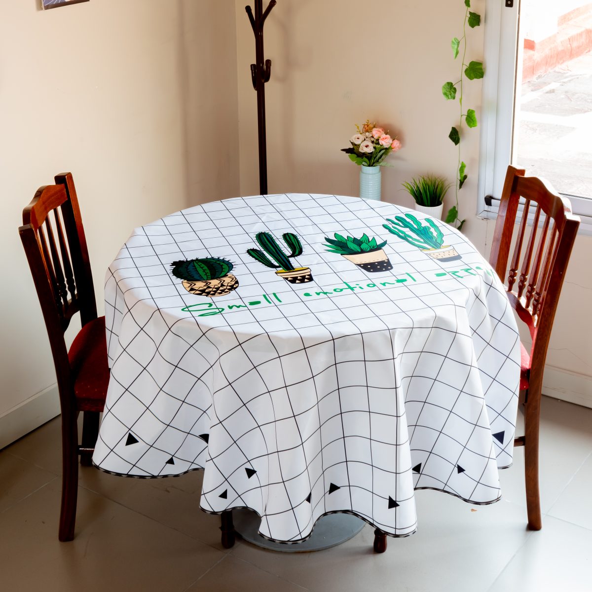 Mantel Tropical Estampada 180Cm Redondo - Imagen 1