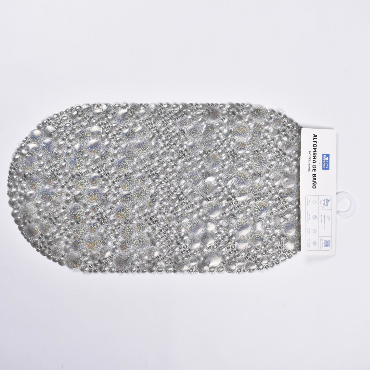 Alfombra De Ba?o Pvc Antideslizante C/Burbujas  Ovalada - Imagen 1