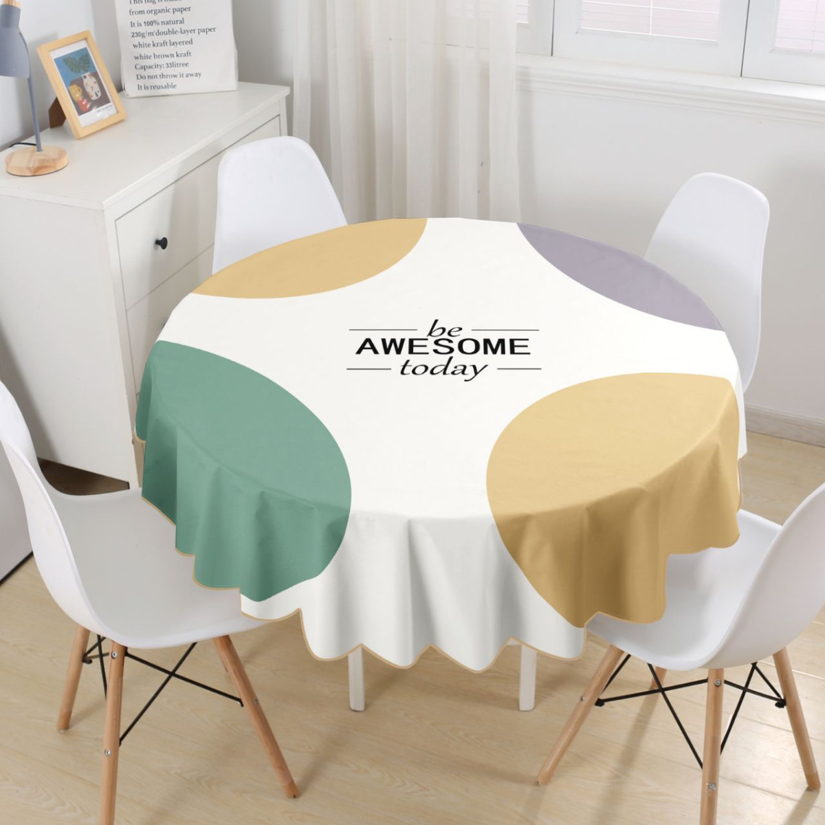 Mantel Tropical Estampada 180Cm Redondo - Imagen 7