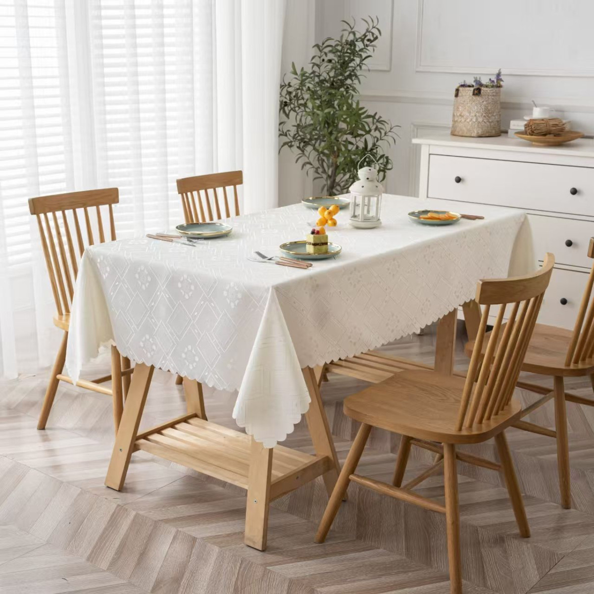 Mantel Antimancha 140X250Cm Aprox - Imagen 5