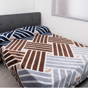 Frazada Estampada Microfibra Queen Size 220X240 Aprox