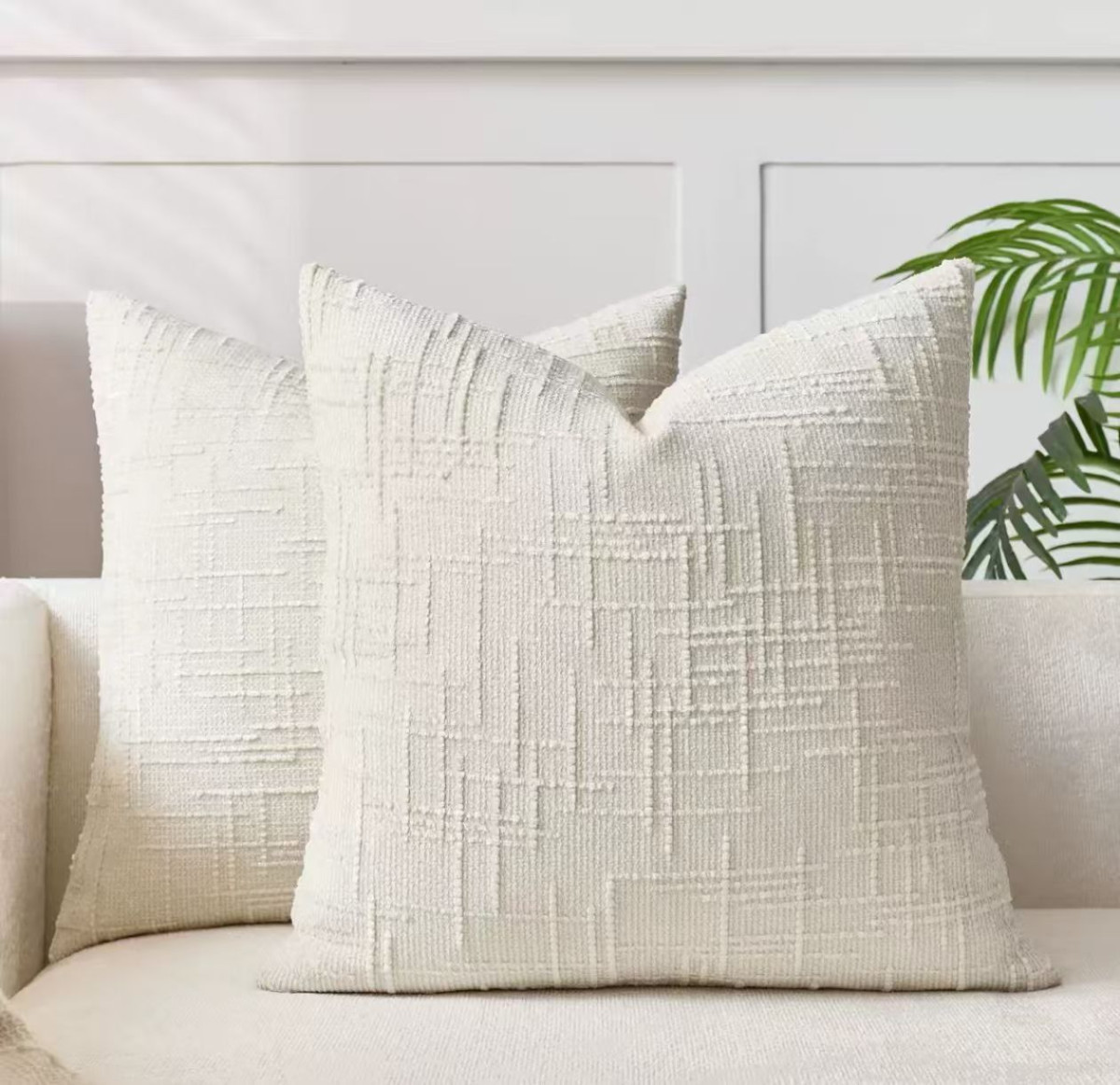 Funda De Almohadon Chenille Lisa 45X45Cm Aprox - Imagen 1