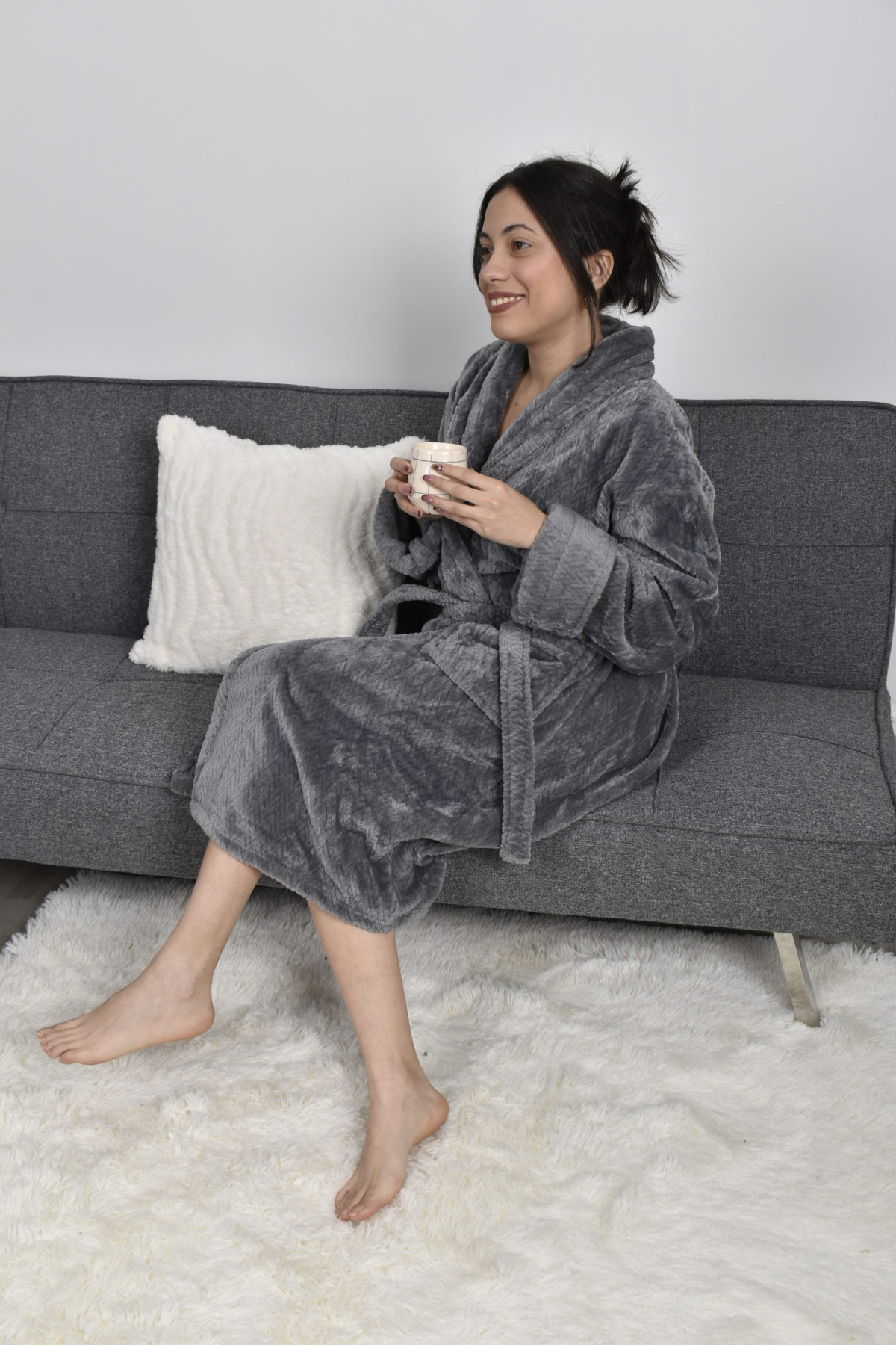 Bata De Baño Microfibra Unisex Talles S M L Xl Xxl - Imagen 13