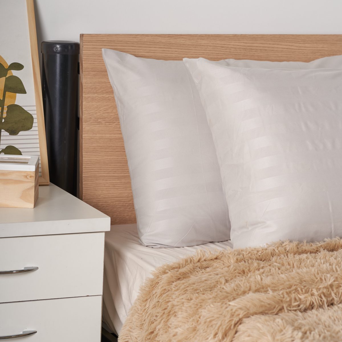 Funda De Almohadas Rayadas 2Pack 50X80Cm Aprox - Imagen 3