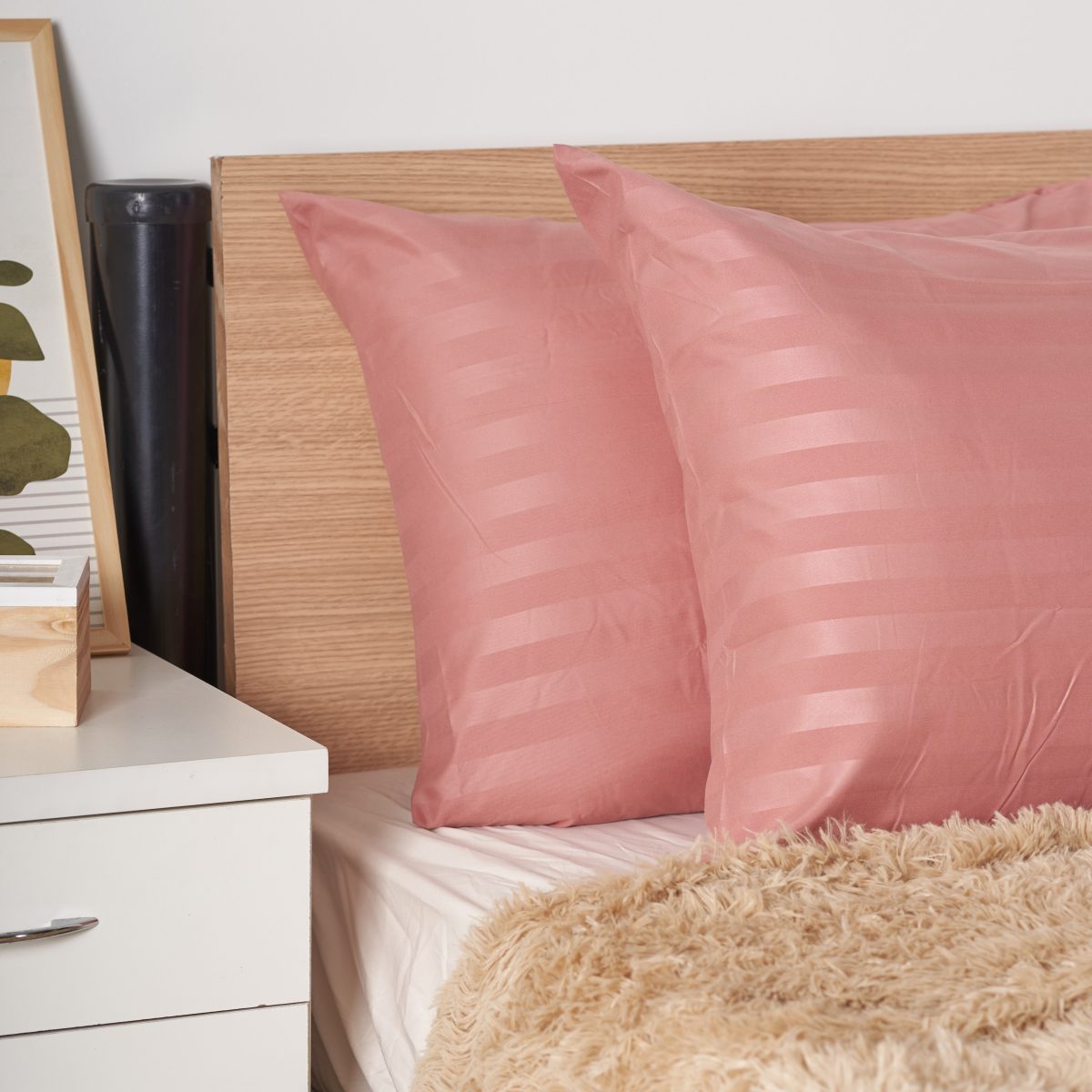 Funda De Almohadas Rayadas 2Pack 50X80Cm Aprox - Imagen 4