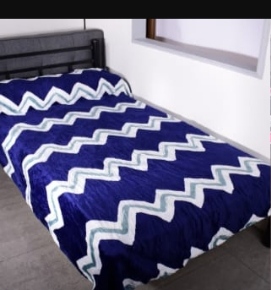 Frazada Estampada Microfibra Twin Size 160X220Cm Aprox