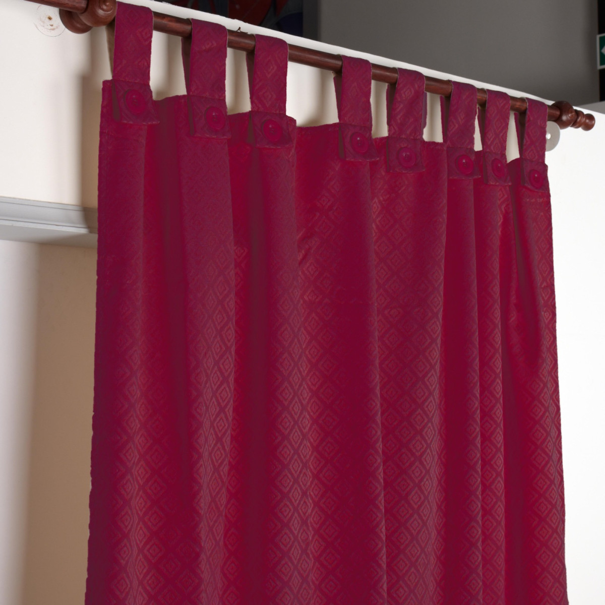 Cortina De Ambiente Jacquard  2X140X220 - Imagen 11