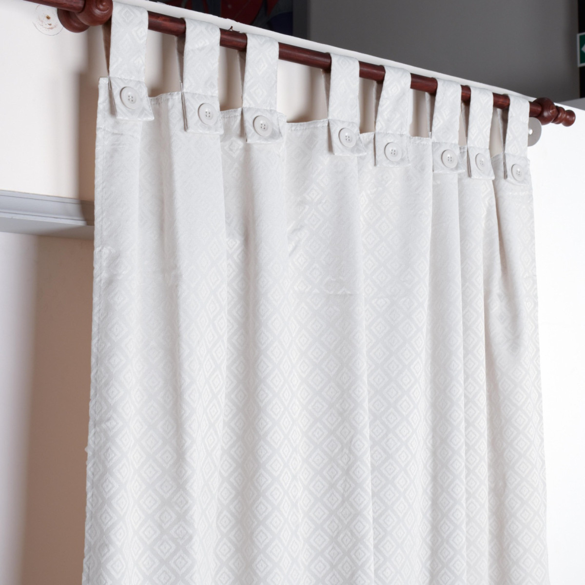 Cortina De Ambiente Jacquard  2X140X220 - Imagen 7