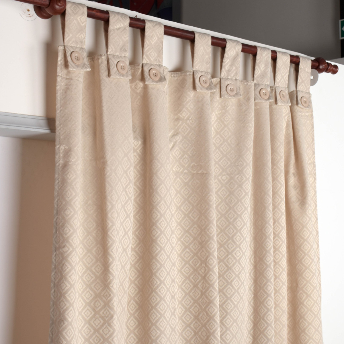 Cortina De Ambiente Jacquard  2X140X220 - Imagen 10