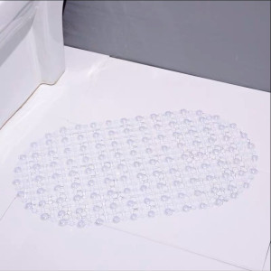 Alfombra P/Ba?o Pvc Puntito Liso