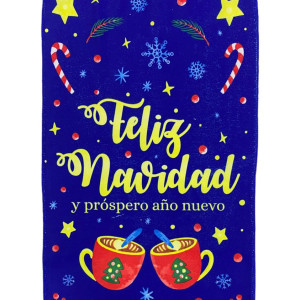 Repasador Navideño Microfibra 38X64Cm Aprox