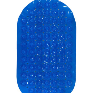 Alfombra De Ba?o Pvc Masajeador Ovalada