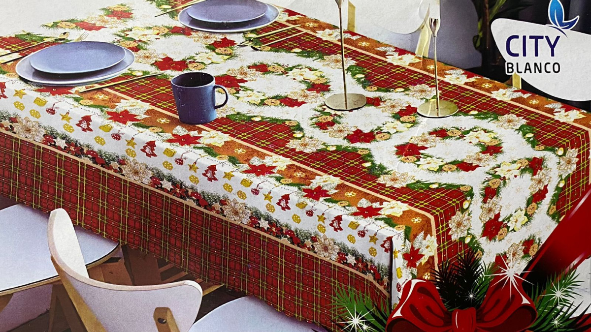 Mantel Navideño Tropical 150X250Cm - Imagen 8