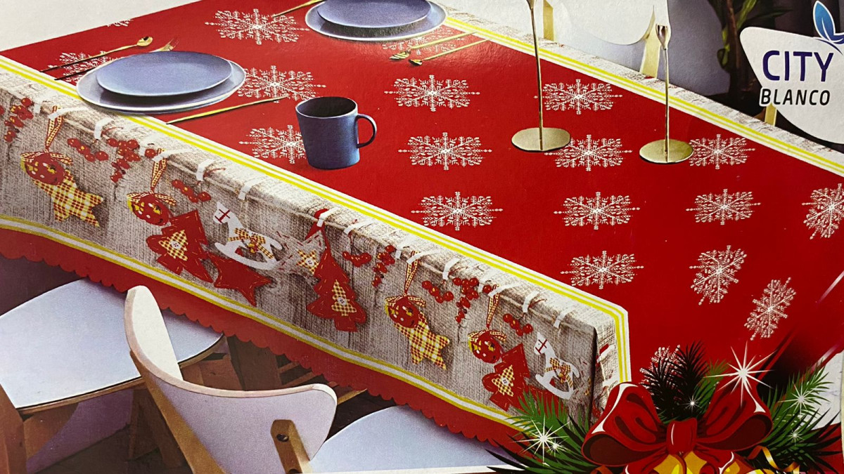 Mantel Navideño Tropical 150X250Cm - Imagen 7