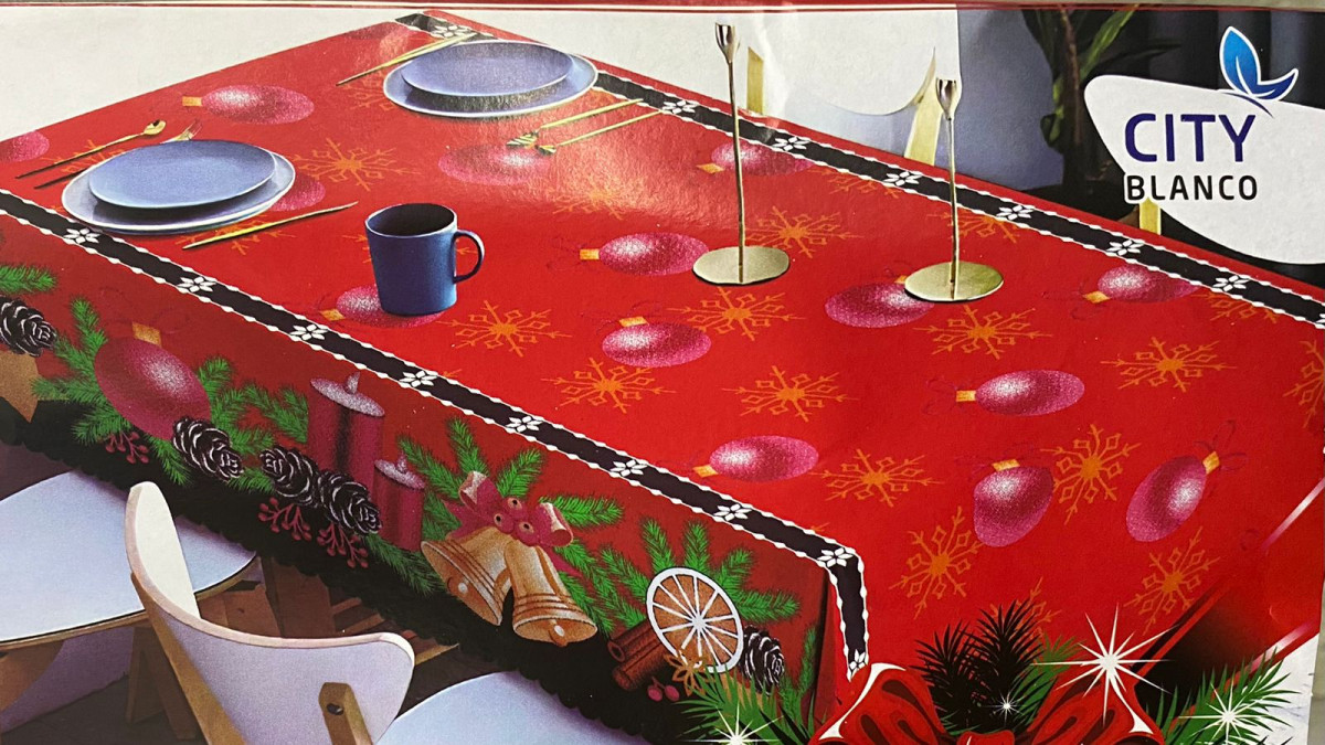 Mantel Navideño Tropical 150X250Cm - Imagen 5