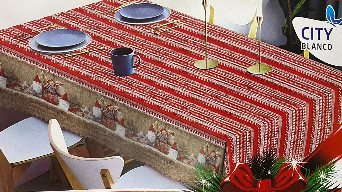 Mantel Navideño Tropical 150X250Cm - Imagen 2