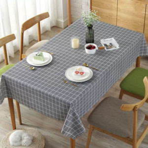 Mantel Simil Lino Cuadrille 150X200Cm