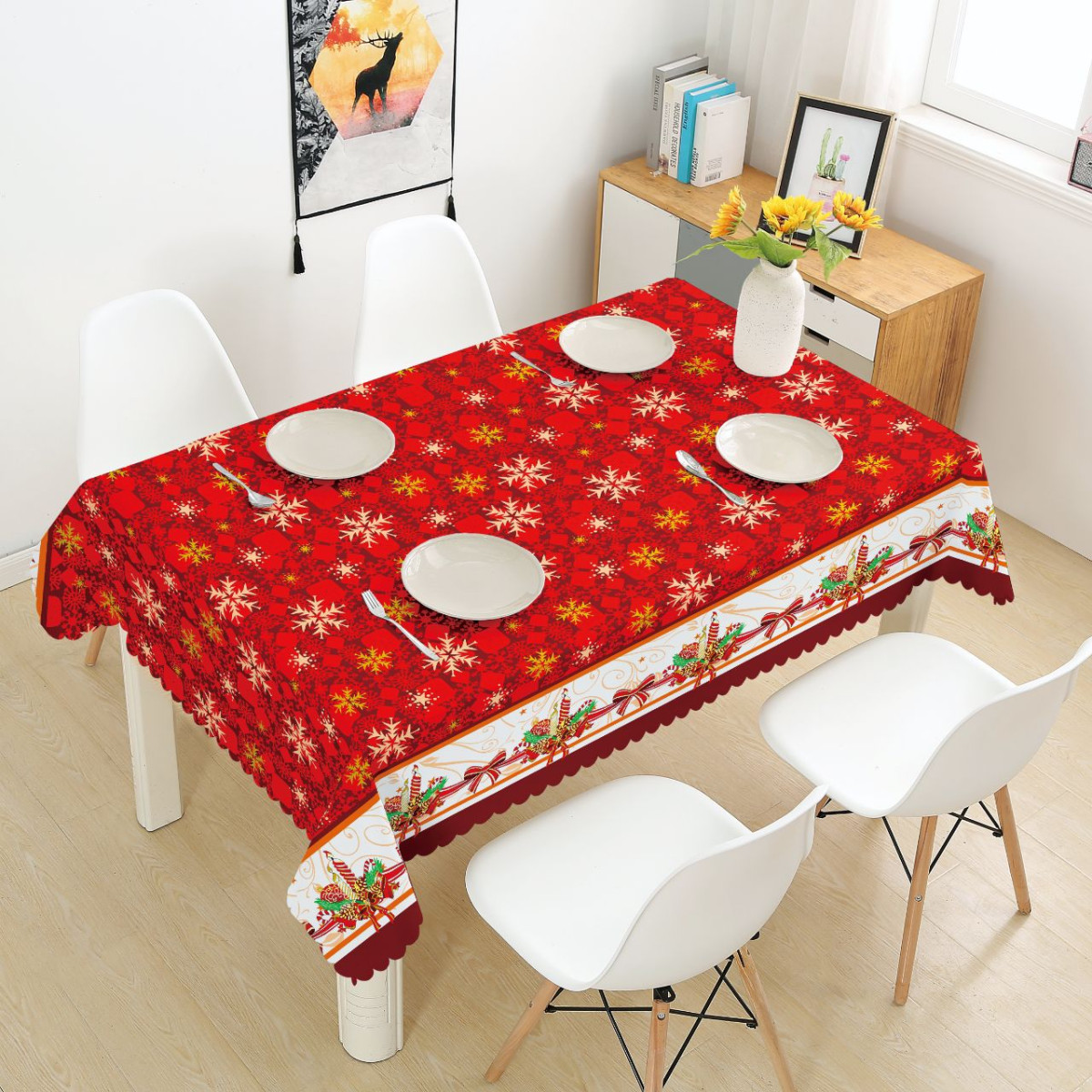 Mantel Navideño Tropical 150X200Cm - Imagen 6