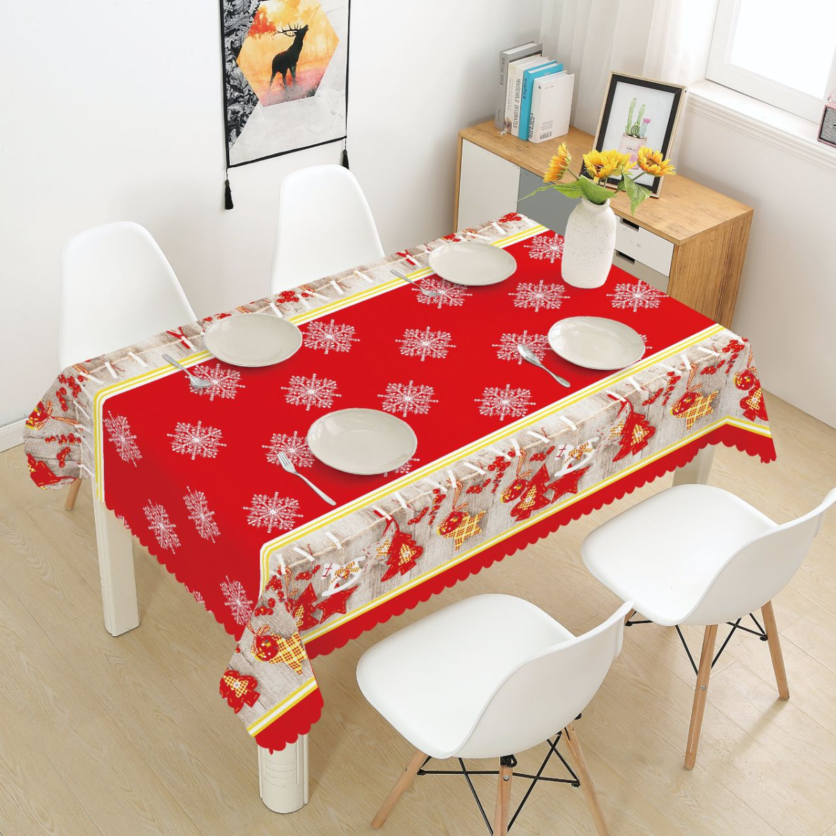 Mantel Navideño Tropical 150X200Cm - Imagen 3