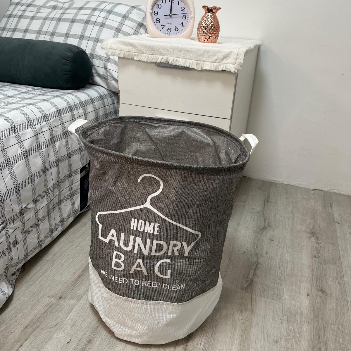 Cesto De Ropa "Simil Lino" 40X50Cm Aprox - Imagen 3