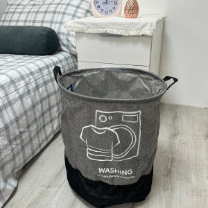 Cesto De Ropa "Simil Lino" 40X50Cm Aprox