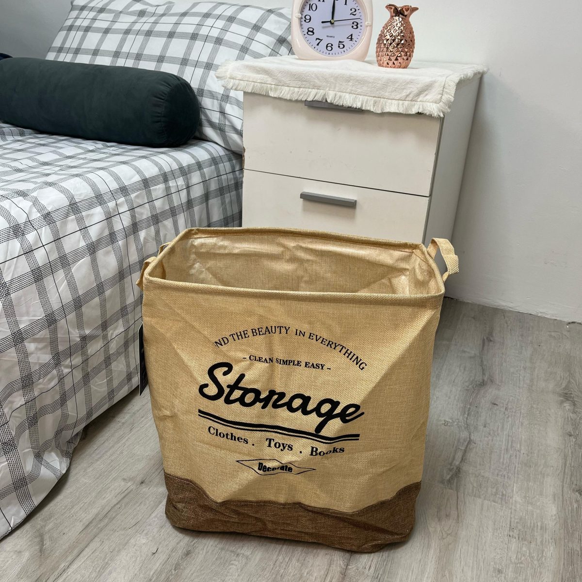 Cesto De Ropa "Cuadrado" 40X26Cm Aprox - Imagen 2