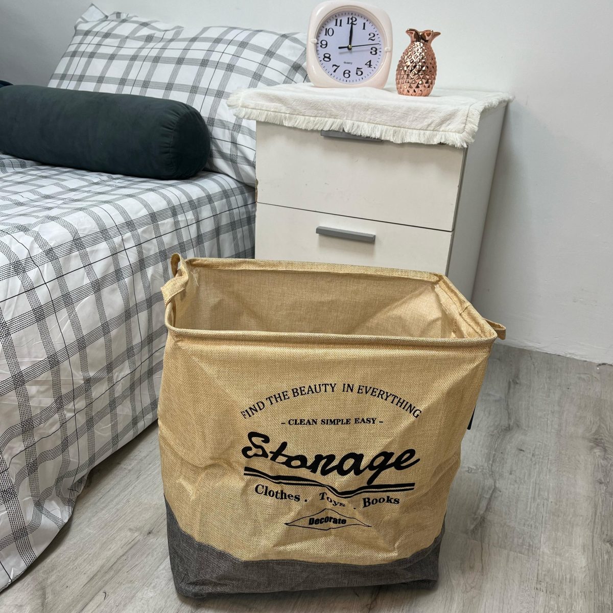 Cesto De Ropa "Cuadrado" 40X26Cm Aprox - Imagen 1