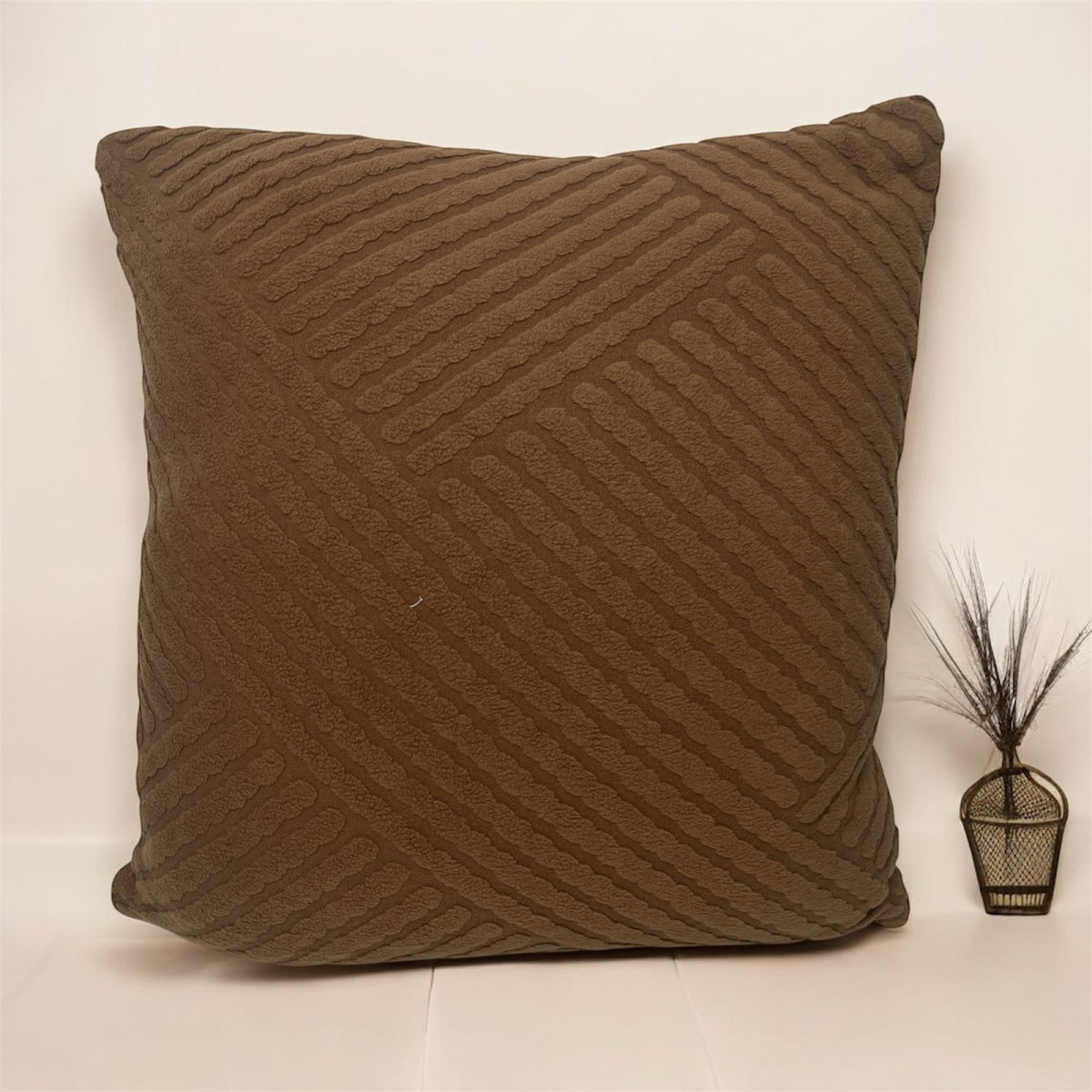 Funda De Almohadon Elastico Con Rayas - Imagen 4