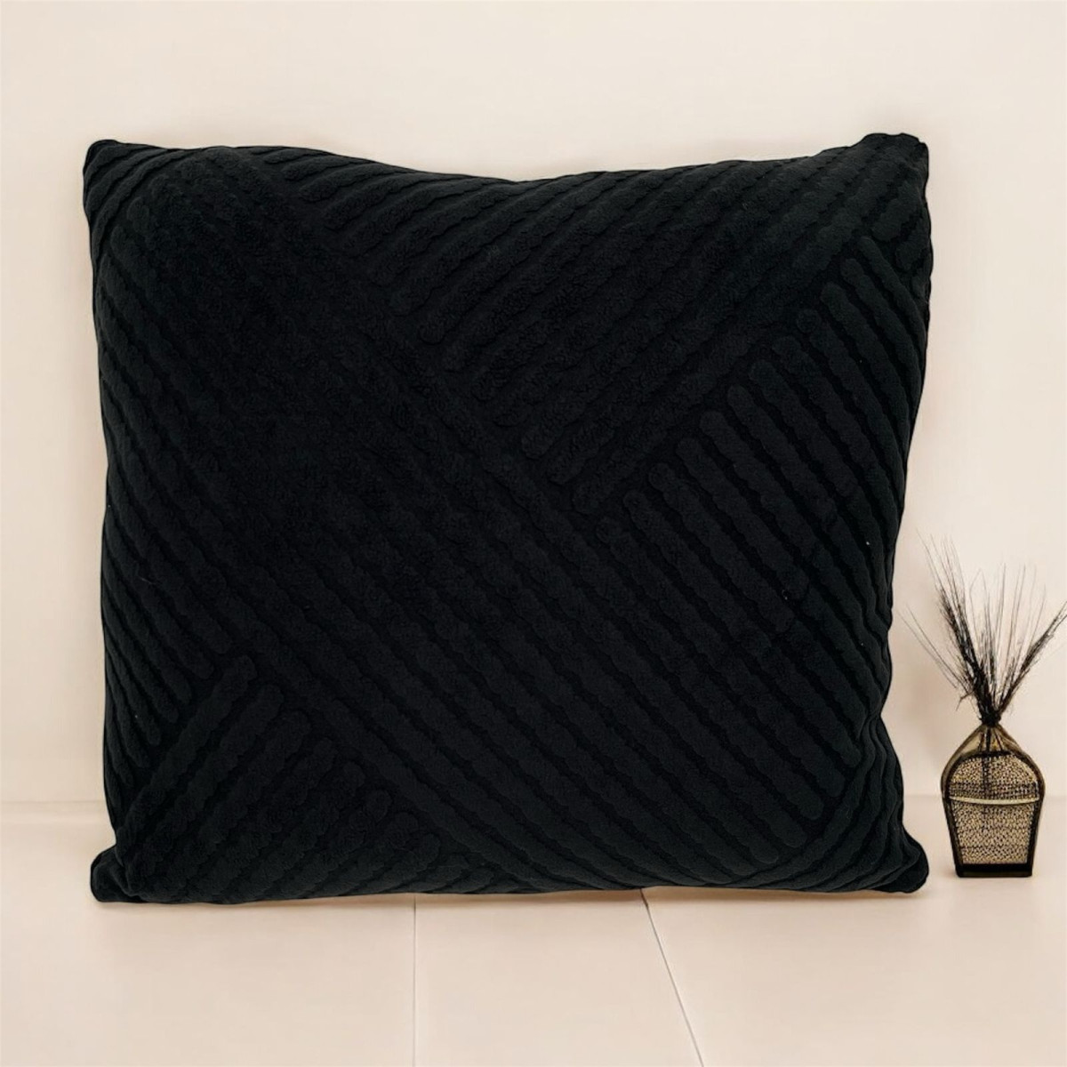 Funda De Almohadon Elastico Con Rayas - Imagen 5