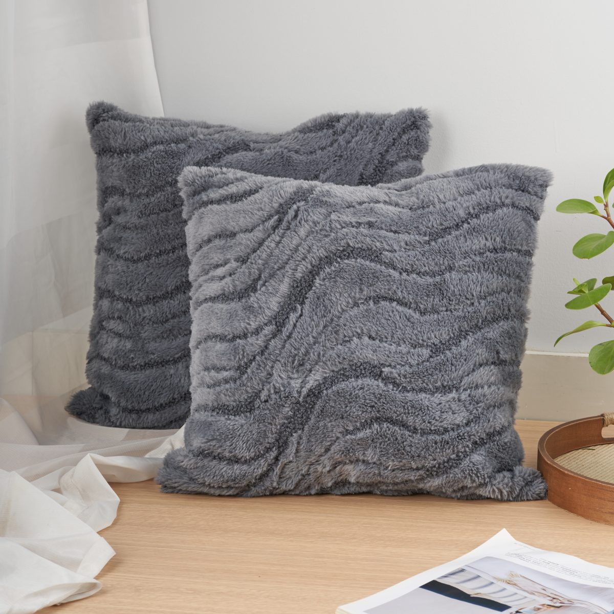 Funda De Almohadon Felpa 45X45Cm Aprox - Imagen 3