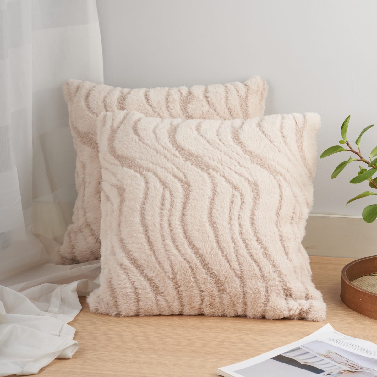 Funda De Almohadon Felpa 45X45Cm Aprox - Imagen 5