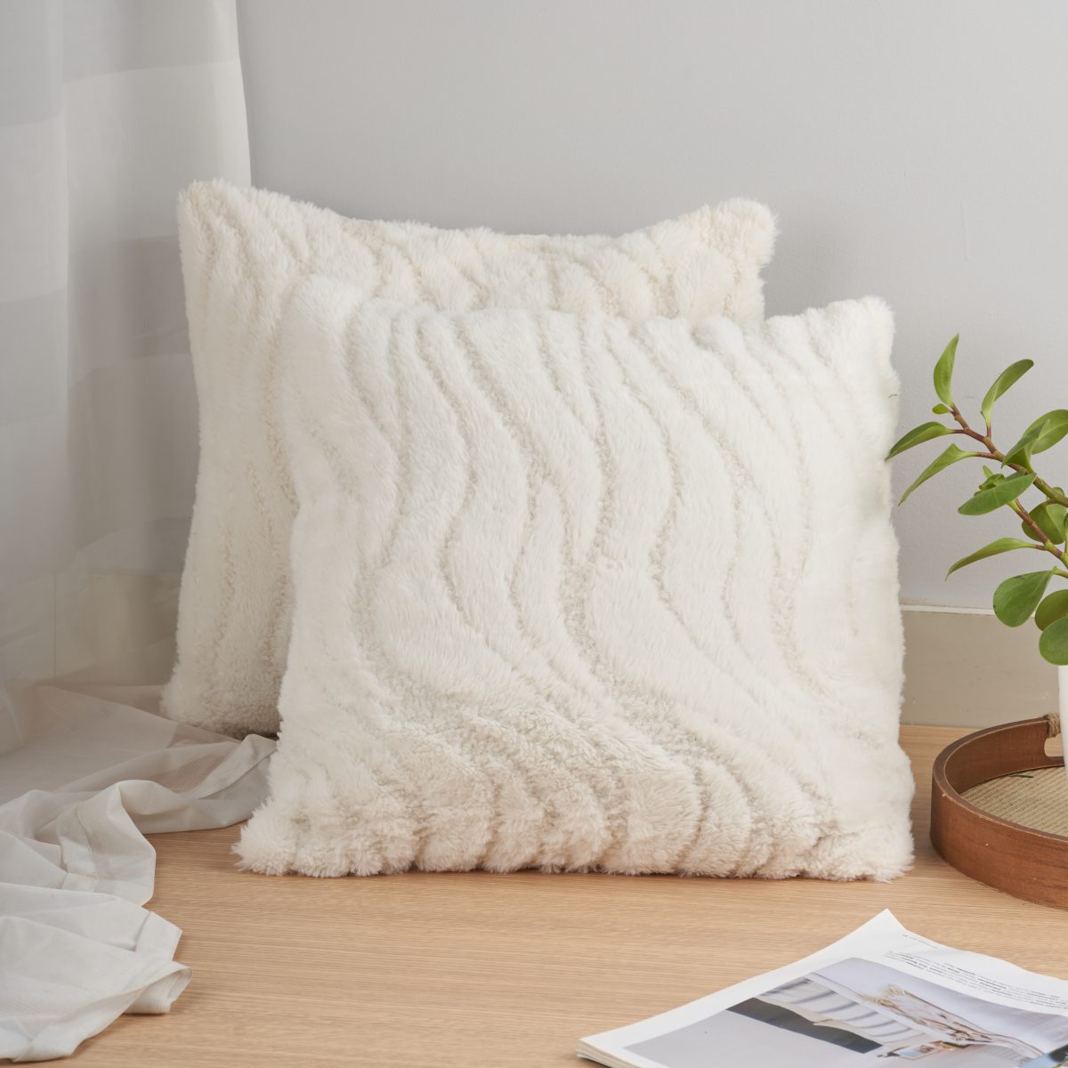 Funda De Almohadon Felpa 45X45Cm Aprox - Imagen 1