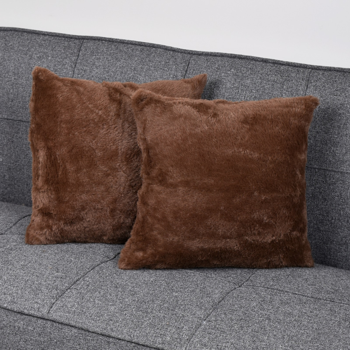 Funda De Almohadon Piel Sintetica 40 X 40 Cm Aprox - Imagen 2