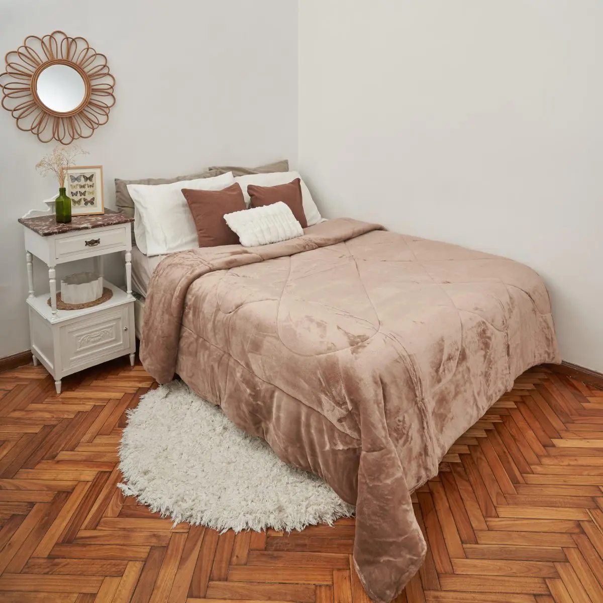 Edredon Flannel C/Corderito King Size 250X280Cm Aprox. - Imagen 3