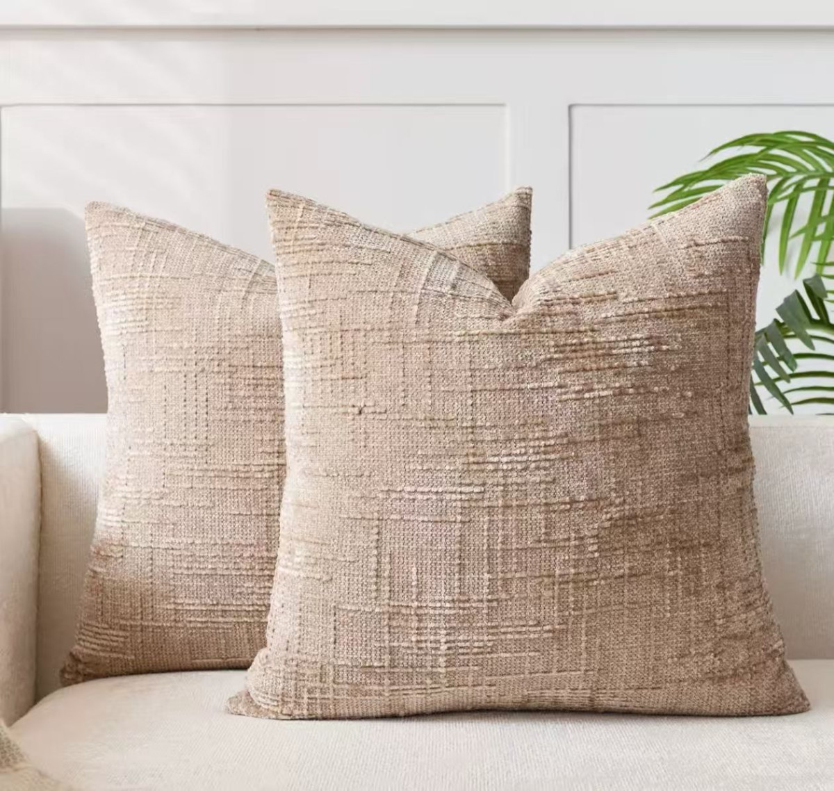 Funda De Almohadon Chenille Lisa 45X45Cm Aprox - Imagen 8