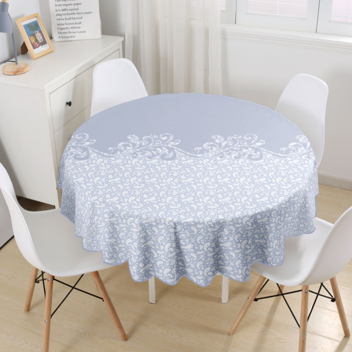 Mantel Tropical Estampada 180Cm Redondo - Imagen 10